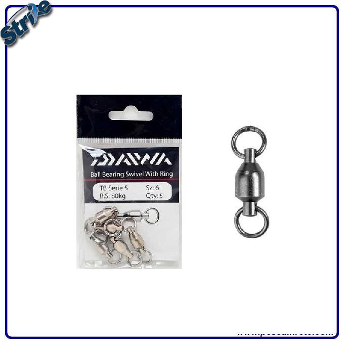 daiwa TB Serie 5 Girella Cuscinetto a Sfera Size 4 Pz.5