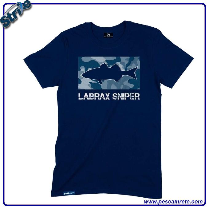 yuki T-Shirt Sea Bass col.Navy Tg.XL